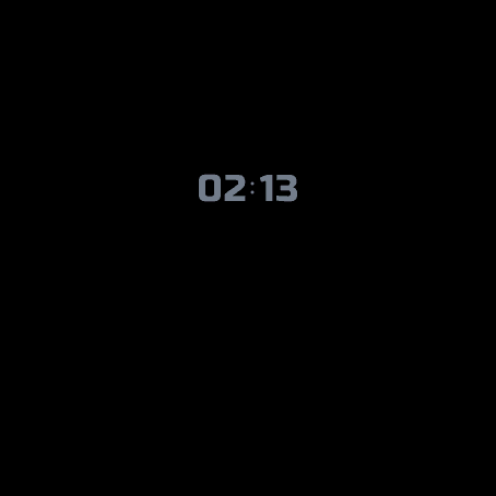 Small always-on clock